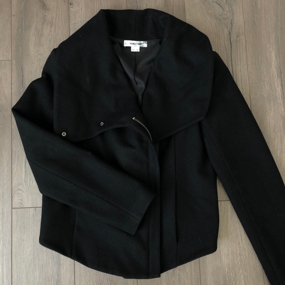 HELMUT LANG Wool Biker Jacket - Picture 1 of 3